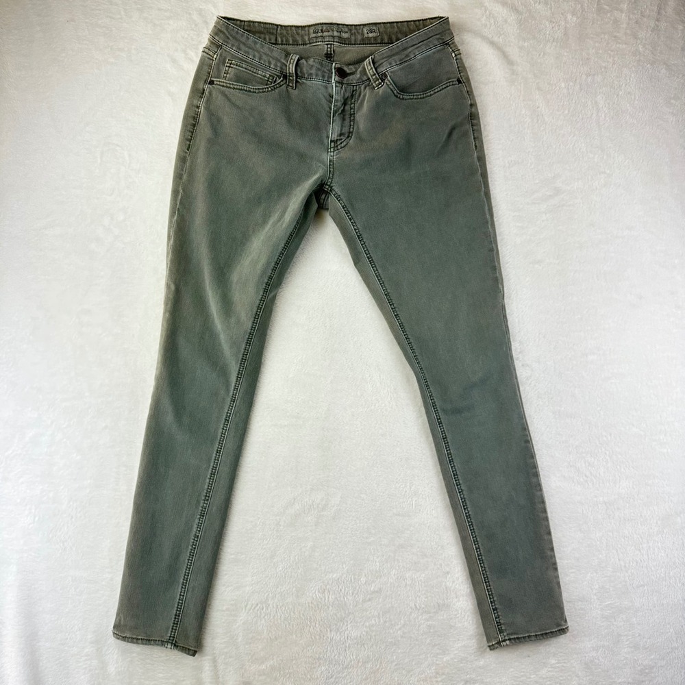 BKE Jeans Womens Payton Skinny 28R Grey Denim Mid Rise Slim Stretch Cotton